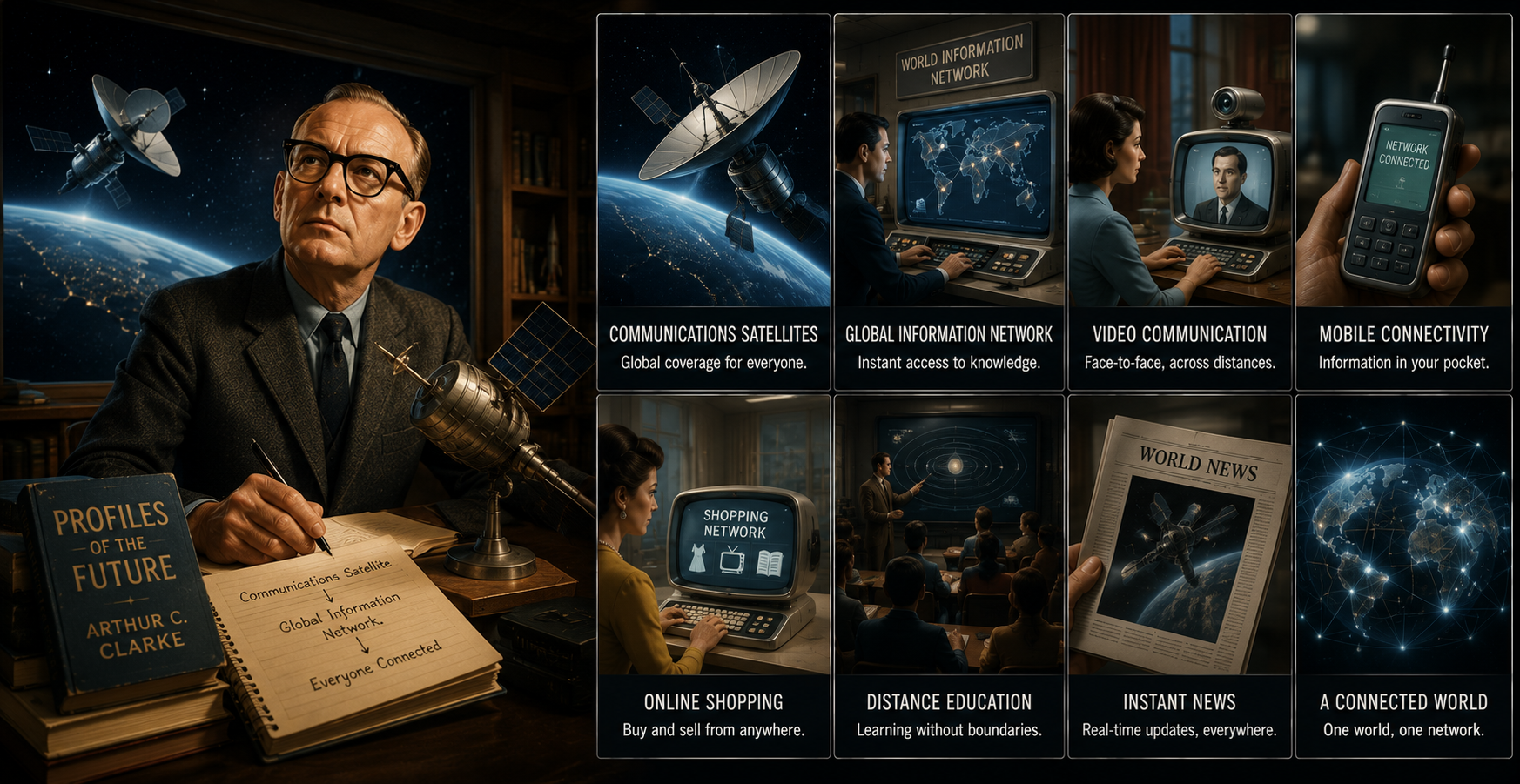 Arthur C. Clarke's Futuristic Vision in 1964