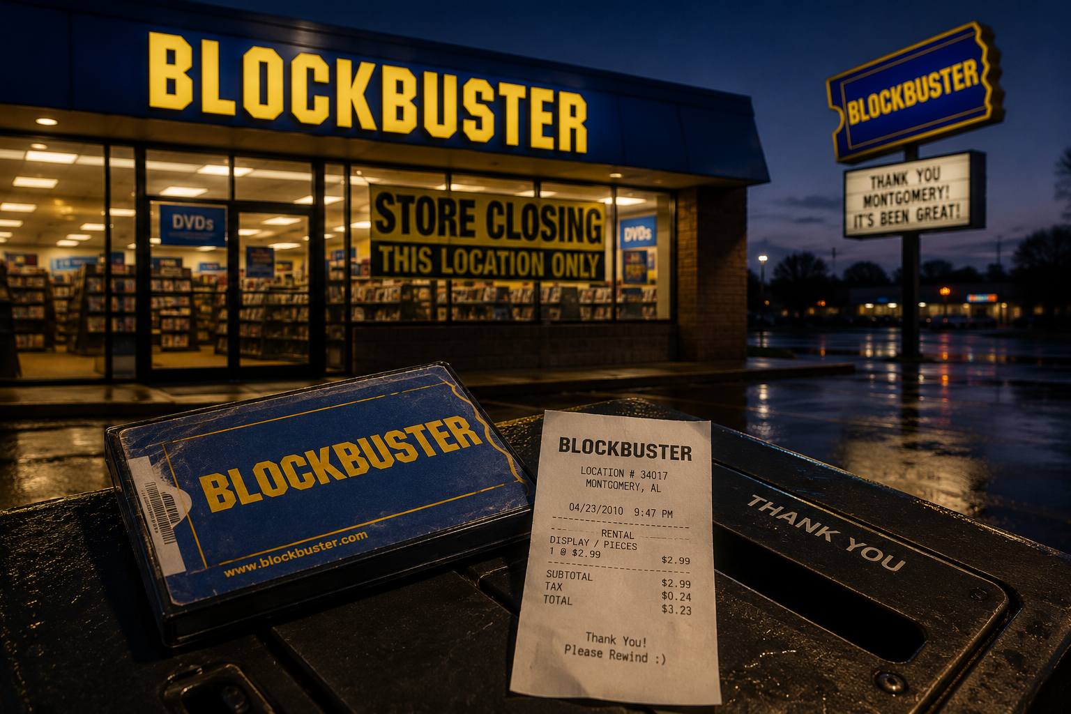 Blockbuster's Last Tears of Rental