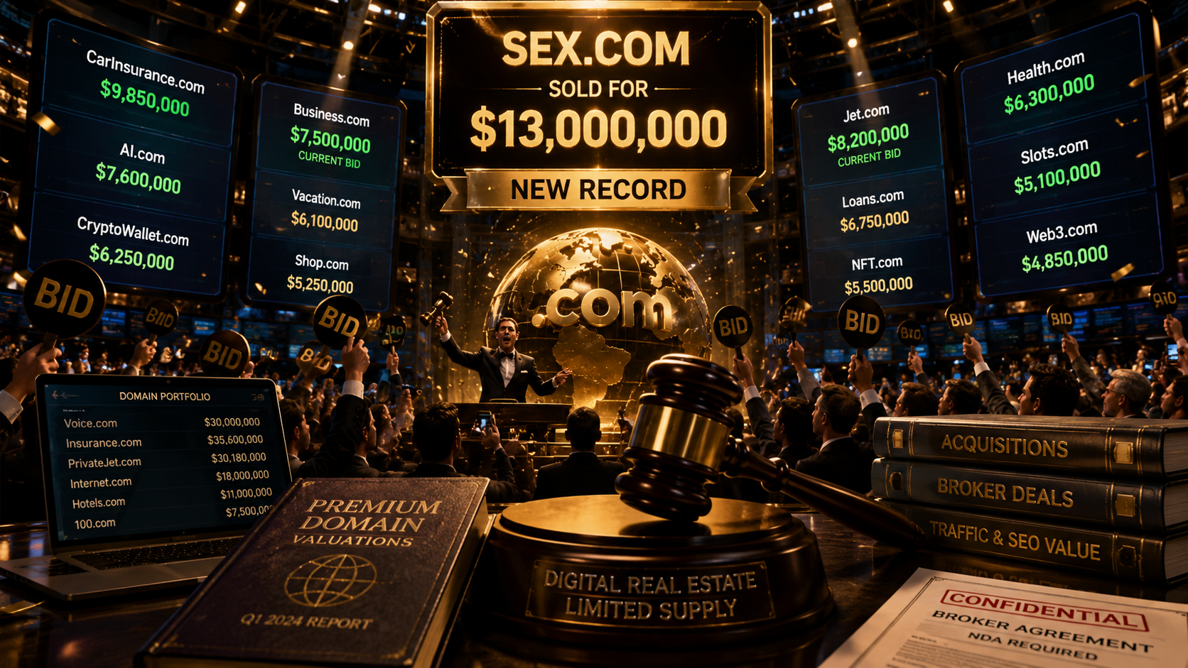 Dot-Com Millions: The Domain Gold Rush