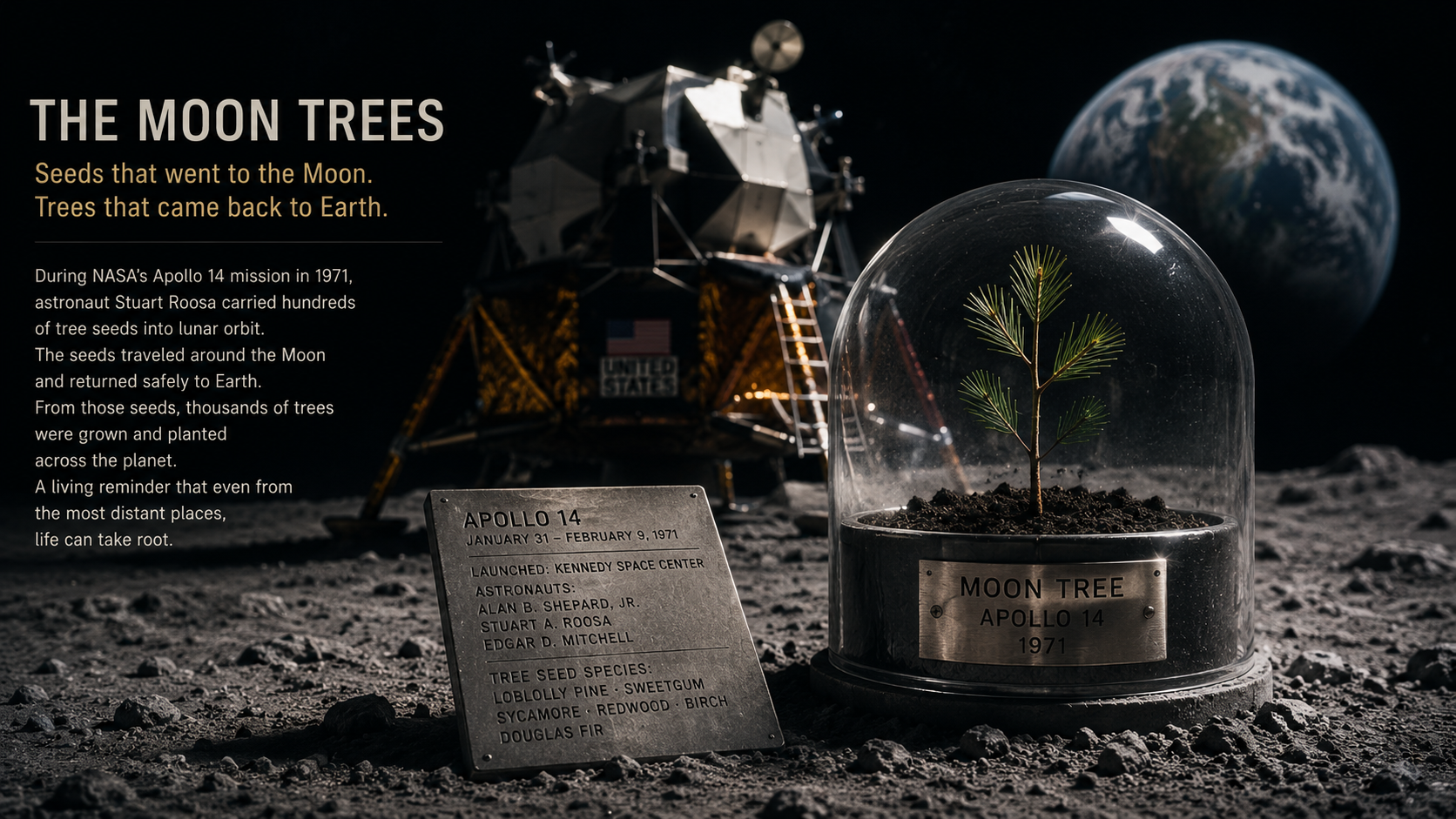 The Secret Saga of the Moon Trees