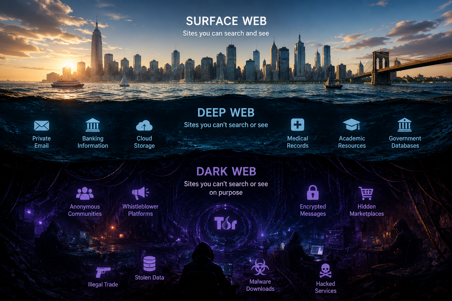 Unmasking the Dark Web: Lurking in Shadows