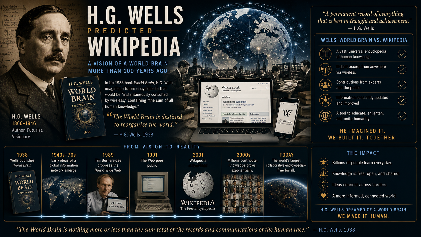 The Visionary Who Predicted Wikipedia