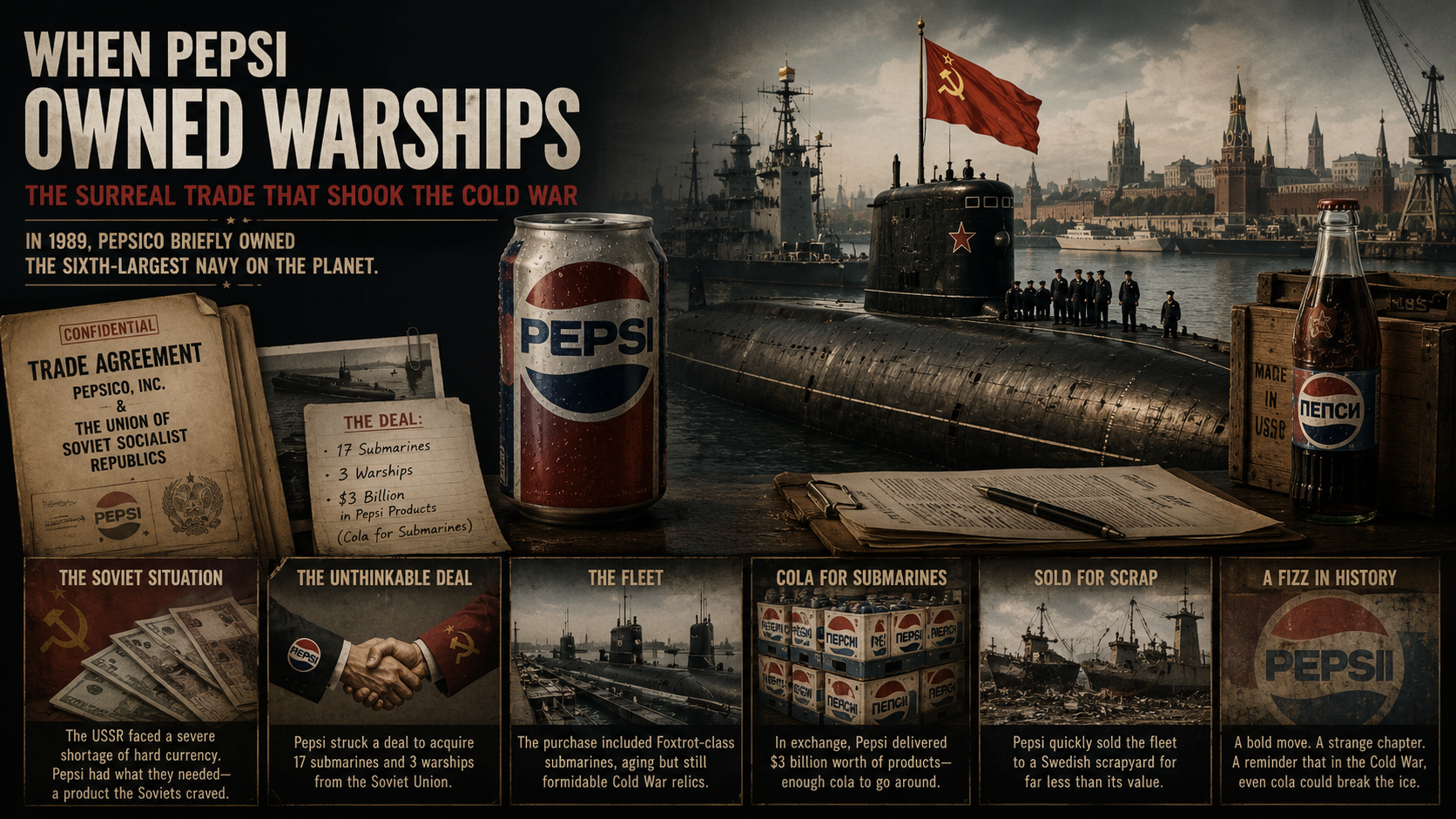 When Pepsi Owned Warships